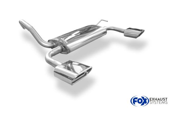 Endschalldämpfer rechts/links - 150x70 Typ 53 rechts/links passend für: Ford Ka ab 2009